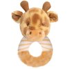 SE6719: 14cm Keeleco Huggy Giraffe Ring Rattle (100% Recycled)